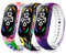 Baaletc Bracelet pour Xiaomi Mi Band 7 / Mi Band 6 / Mi Band 5,Bracelet de Remplacement en Silicone pour Mi Band 5/ Mi Band 6/Mi Band 7