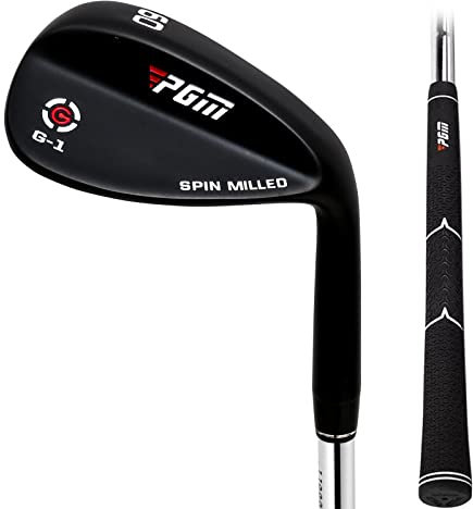 PGM Golfkeil-Set für Damen und Herren – 50/52/54/56/58/60/62/64 Grad Spaltkeil Sandkeil Lob Wedge Rechte Hand – gefräste Fläche für mehr Spin – leicht aus dem Bunker zu entkommen