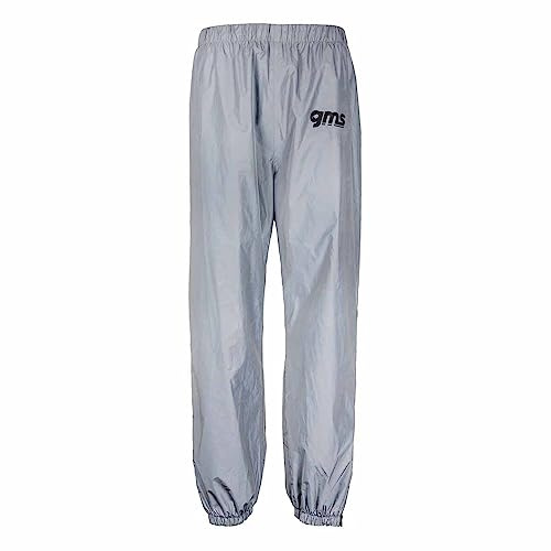 GMS Lux Motorrad Regenhose, grau, XL