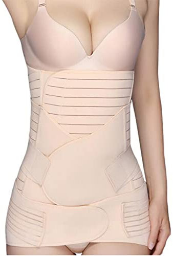 3 in 1 Postpartum Gürtel für Damen , Recovery Bauch/Taille/Becken Gürtel Rückbildungsgürtel, Hohe elastische Postnatal Bauchband nach Geburt den Schmerz Lindern Unterstützung Erholung Hüftgurt (XL)