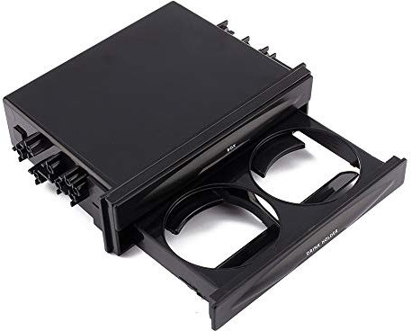 TKSE Porte gobelet de Voiture, Porte-gobelet de Stockage Automatique Universel, boîte de Rangement de Porte gobelet de Boisson de Poche Radio Double Couche de Voiture Neuve