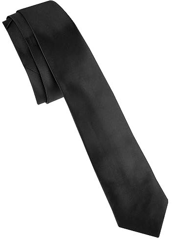 Krawatte Schwarz Rot Einfarbig 3,15 Zoll (8 cm) Schwarze Tie zum Selberbinden Geeignet für Geschäftliche Hochzeiten Abschlussbälle Formelle Anlässe Krawatten für Herren (Schwarz)