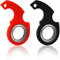 2 Stück Schlüsselanhänger Spinner Spielzeug, Tragbar Finger Fidget Spinner Schlüsselanhänger Spinner Fidget Ring Spielzeug für Kinder Erwachsene Fingertraining Angstlinderung (Rot, Schwarz)