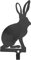CAXUSD Rabbit Wall Hook Decorative Vintage Bunny Hanger for Kitchen Bathroom and Living Spaces Metal Design for Coats Towels and Keys Compact and Practical Wall Organizer
