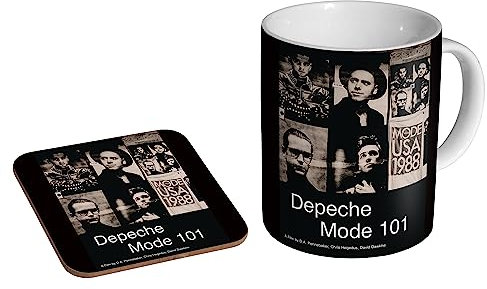 glades Depeche Mode 101 - Keramik-Kaffeetasse + Untersetzer Geschenkset