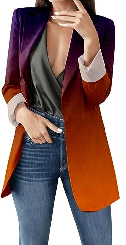 LAOSU Blazer Élégant Col Revers Devant Ouvert Veste,Blazer Femme Bordeaux,Blazer Rose Pale,Blazer Vintage Femme,Blazer A Rayure,Blazer Camel,Tenu Avec Blazer