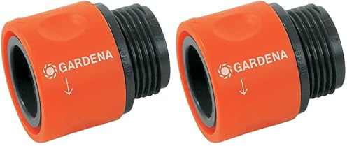 Gardena 2917-20 SB-Übergangs-Schlauchstück (Packung mit 2)