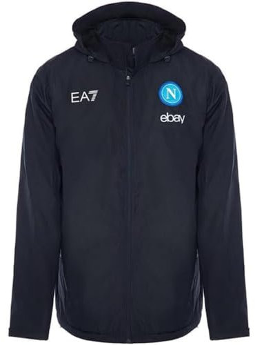 SSC NAPOLI Unisex 23/24 Giacca Antivento Pesante Jacke, Marineblau, L