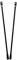 Timyrimy 31.5/80cm Garden Swing Replacement Rods, Black Metal Round Rods for Hanging Swing Seat to Frame(2PCS/CTN)