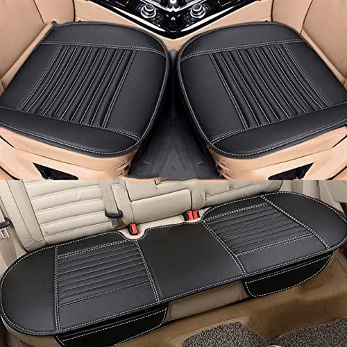 SKINII Autositzbezug Kissen Für Mercedes Für Benz W204 W205 W211 Auto Innenraum Universal Kissen Sitzschoner Komplettset (Color : White 3 Piece)