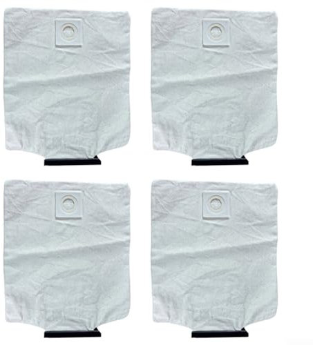Mikrofaser-Staubsaugerbeutel, passend für Nilfisk VP100 VP200 VP300 VP300 ECO Staubsauger, waschbar, wiederverwendbar, 4 Stück