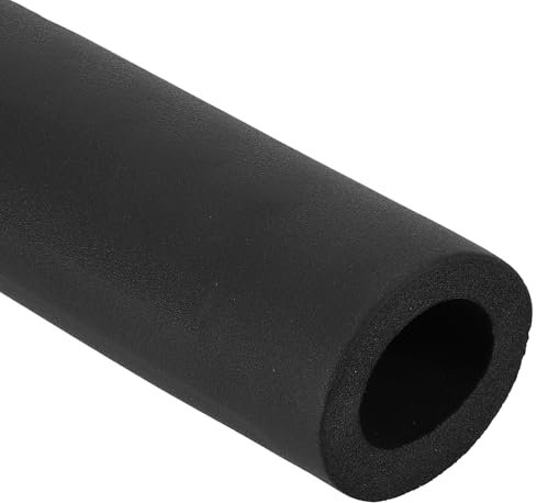 PATIKIL 1 Tube en Mousse Isolante pour Tuyau de 1 7/8 (48mm) de Diamètre Intérieur X 6.6Ft X 0.59 de Diamètre, Enveloppe de Couverture de Tuyau pour Barre de Roulement, Noir