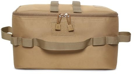 Camping Storage Bag, 11L Waterproof Cooking Utensils Organizer Trunk Portable Cookware Tote Bag for Camping Hiking Travel