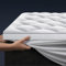 Autsel Matratzentopper mit Memory Foam Partikel 140x200cm, 800gsm Ultraweich Matratzen Topper mit 4 Anti-Rutsch-Ecklaschen, Premium Matratzenauflage Hypoallergene, Maschinenwaschbar Microfaser Topper