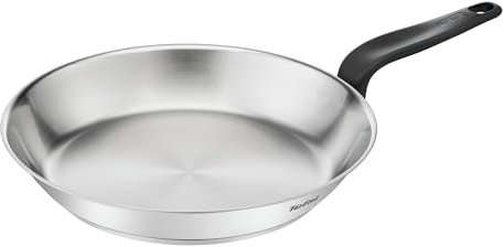 Tefal Primary E3080704 Bratpfanne, 30 cm, hochwertiger Edelstahl, ohne Beschichtung, Induktion, knusprige Ergebnisse