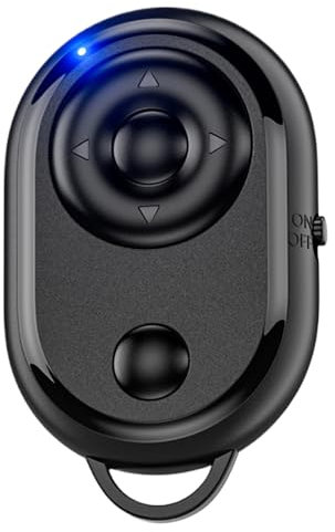 Fingertip Clicker, Wireless Video Scroller, Cordless Design and Easy Connection, Mini Camcorder Button Controller, for Photo Recording, Ebook Reading, Vlogging, Mobile Phones