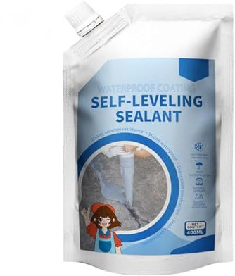 Mastic de fissures pour béton, adhésif de calfeutrage pour béton pour une utilisation en extérieur, mastic magique à séchage rapide (gris) (1 pièce)