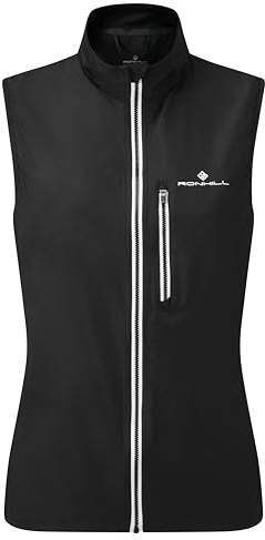 Ronhill Running, Wmn's Core Gilet, Black/Bright White, 16