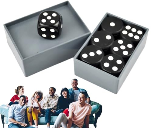 Würfelspiel Set - Klassische Brettspiel-Sammlung, lustiges gehorsames Make-up von a Würfel Requisiten Unterhaltungsspielzeug für Geburtstagsfeiern Fami