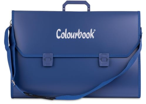 Colourbook Valigetta Portadisegni Con Tracolla, Formato A3 35x50 Cm, Impermeabile E Leggera, Made In Italy