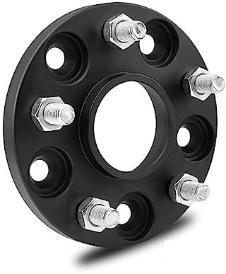 Spurplatten Distanzscheiben 1PCS 5 Löcher Aluminium Legierung Rad Spacer PCD 5x 114,3 Zentrum Bohrung 67,1mm Für Mazda Für AXELA Für ATENZA Für CX-5 Für MX-5 Spurverbreiterung(Schwarz,35mm)
