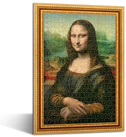 Trefl - Puzzle 500 Teile, Mona Lisa, Leonardo da Vinci, PuzzleFrame