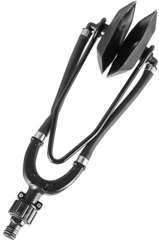 Garneck Dual Feed Outboard Motor Flusher Motor Cleaning Tool Rectangular Boat Ear Muffs Engine Water Muffs with Garden Hose Attachment for Outboards and Sterndrives Boat