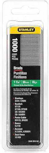 Stanley Swkbn1187 Brad Nails,1-3/16 Inch,Pack of 1000(Pack of 1000)