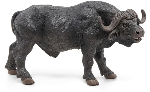 Papo - Realistic Buffalo Figure Toy for Kids - Ages 3+ - Wild Life Collection - Educational Play Savannah Wildlife - Gift Idea Toy for Girls and Boys - 12.7 Cm