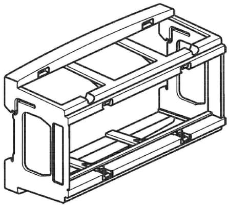 Adattatore Per Installazione Di 2 Moduli Matix O Magic F80Cmt