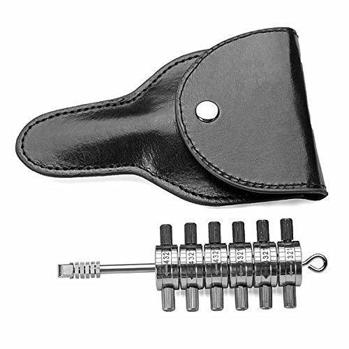 6 Cilindro Reader Automotive Blocco Strumenti di Pick fabbro