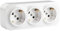 Legrand, Enchufe de Pared 3 Tomas, Triple,Forix, Color Blanco