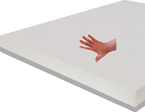 Gel Gelschaum Schaum Zuschnitt Sitzkissen Polster Topper Memory Schaum Foam RG85 Höhe 2, 3, 4 oder 5 cm Sondermaß Schaumstoff für Bürostuhl Stuhl Sessel Bank Sattelpad Hundebett weich Schaum nach Maß