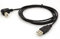 1.5M USB to Printer Adapter Cables 90 Degree USB 2.0 A male to B Up Angle Plug Converter Lead 480Mbps High Speed Adaptor Scanner Extension Cord (Down)
