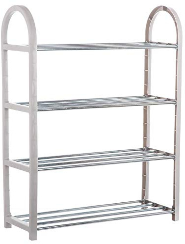 JJA Five IDSPACE Schuhregal, 8 Paar, Grau