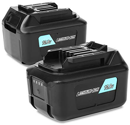 CELLONIC 2x 10.8V Battery Compatible with Makita DMR107, DMR110, DT03, DF333DSAE, HP333DSAX1, DF333DSAE, DMR108, HS301DZ, SK105DZ, DF331D, MP100DZ (BL1021B, BL1041B, BL1040B, BL1015, BL1016) 4Ah