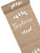 Chemin de table en toile de jute Baptême 28 cm x 5 m