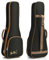 Flexzion Ukulelen-Gigbag – Uke Rucksack, Aufbewahrung, weiche Tasche, wasserdicht, mit Tragegriff, Tasche und verstellbarem Schultergurt, Musikzubehör für Konzerttouren, Reisen, Schwarz, 26 in, Tenor