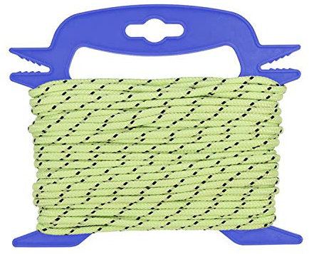 PAT Europe B.V. Spannleine Vorzelte Zeltschnur Markiese auf Haspel Zeltleine (Fluoreszierend, 20)