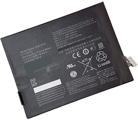 Backupower Ersatz L11C2P32 1ICP3/62/147-2 Akku Kompatibel mit Lenovo IdeaTab A1000 A3000 S600H A3000-H 10.1-Inch Tablet 3.7V 6340MAH