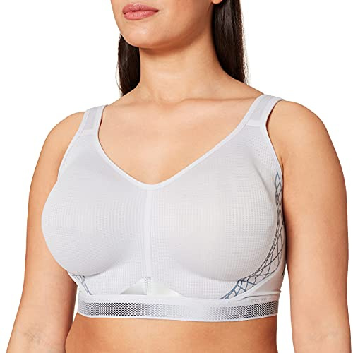 Triumph Damen Sport-BH Triaction Cardio Flow P EX, ohne Bügel, Gepolstert, 70G, Platinum