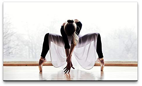 Paul Sinus Art Bilder XXL Ballett Tänzerin 120x70cm Wandbild auf Leinwand