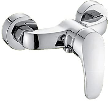 Robinet De Douche, Mitigeur d'eau Chaude Et Froide en Cuivre, Robinetterie À Interface Universelle 4 Points, Robinet De Douche Encastré Mural, Noyau De Valve en Céramique,A