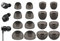 8 Paar Kompatibel mit Sennheiser CX Plus/Momentum 2 Ohrstöpsel, XS/S/M/L 4 Größe Ersatz Weiche Flexible Silikon Ohrstöpsel Earbuds Zubehör Kompatibel mit Sennheiser CX 300S - Grau