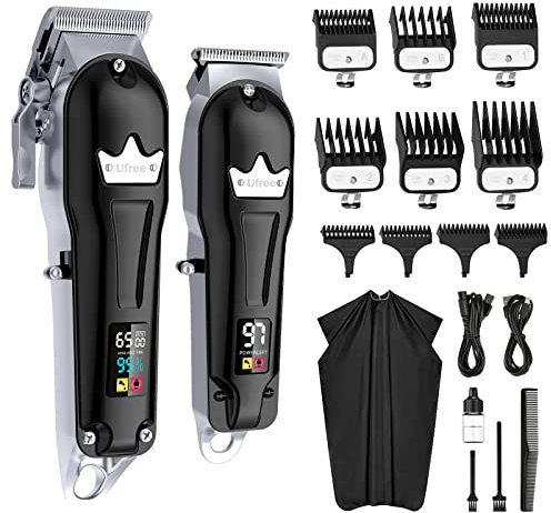 Ufree Professional Hair Trimmer for Men, Hair Beard Trimmer Kit, Barber Clippers, Hair Cutting Kit, Professional Sets