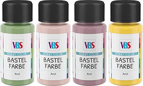 VBS Bastelfarben-Set Fairytale, 4 x 50 ml