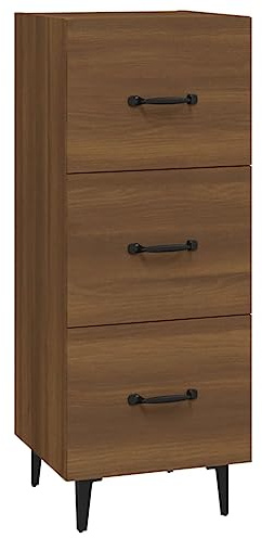 vidaXL Sideboard Brown oak 34.5x34x90 cm Engineered Wood