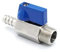 EVANEM 1 Stück Schlauchtülle Mini Sanitär Kugelhahn, 1/8 1/4 3/8 1/2 BSP Stecker 8 10 12mm Homeb Rew SUS 304 Edelstahl Blau Hanlde Kugelhähne (Color : 10mm -4 Point)