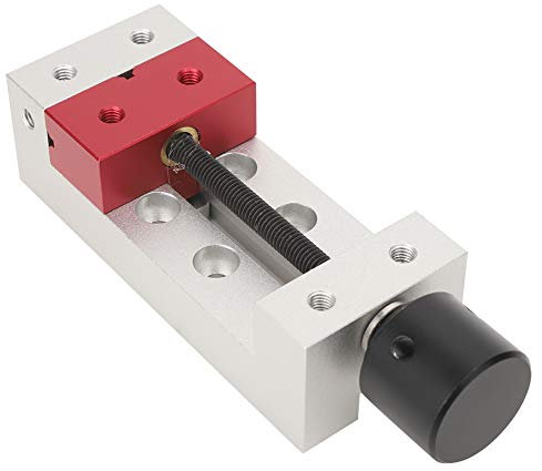 Bohrmaschine Flacher Schraubstock, 50 Mm Mini-Aluminium-Tischklemme Mechaniker-Maschinen-Schraubstock für Schmuck-Walnuss-Nuklearuhr-Reparaturclip DIY