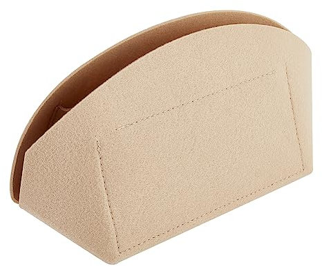 WADORN Filz-Handtaschen-Organizer-Einsatz Für LV Alma BB, Shell Shaper Tragetaschen-Organizer Filzeinlage, Ordentlicher Organizer, Tasche In Tasche Mehrere Fächer Innentasche, 11x19x13.3 cm (Khaki)